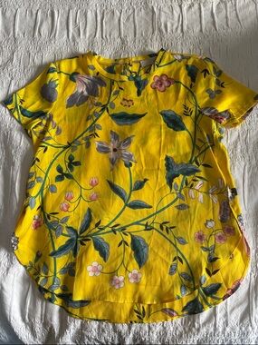 LOFT FLORAL BLOUSE